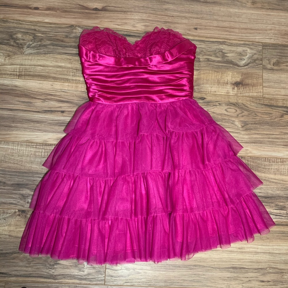 Hot Pink Formal Dress